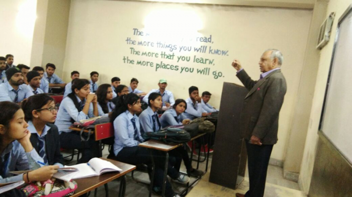 TODAY EXPERT LECTURE TAKEN BY PROFFESOR PUKHRAJ JI CHOUHAN IN BA I  II  III YEAR