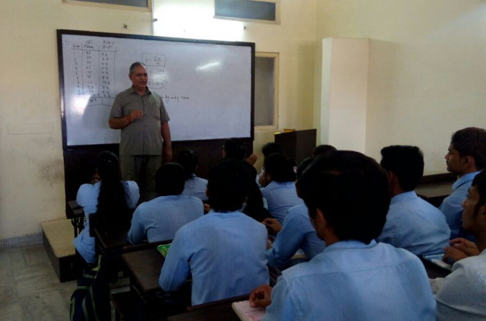 Expert lecture by Prof SB Singh, on Auditing in BCom Hons Accounting & BFE