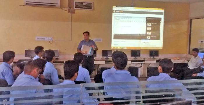 IIT Mumbai Spoken Tutorial Class addressed by Hon'ble Chairman