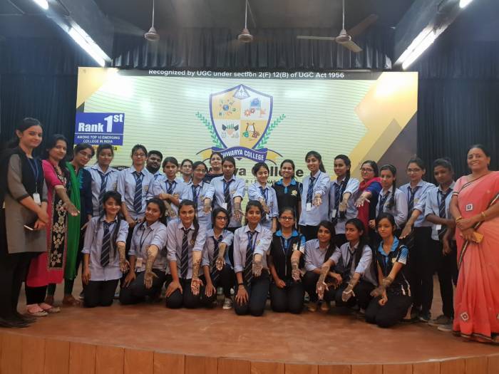 Cultural Activity 2K18: mehndi