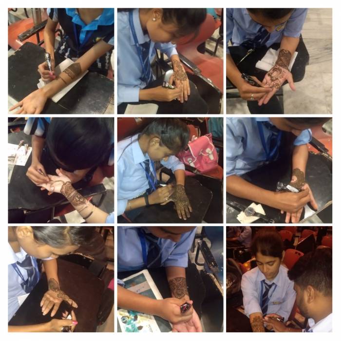 Cultural Activity 2K18: mehndi
