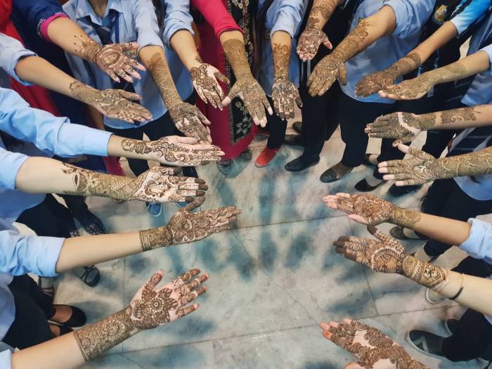 Cultural Activity 2K18: mehndi