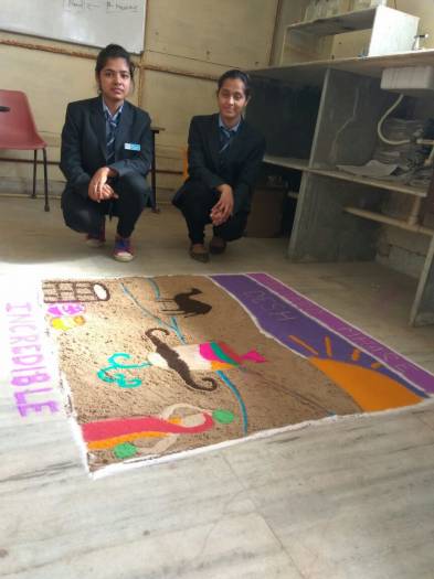 winner team- Khayati gehlot And Mahima chouhan,(Rangoli