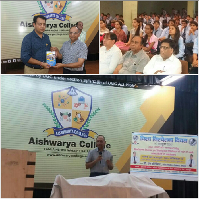 Workshop on world anesthesia day at Auditorium by Dr MC Panwar